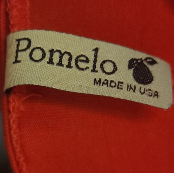 Pomelo red flare stretch tunic tank top pockets flowy XS - Picture 5 of 6